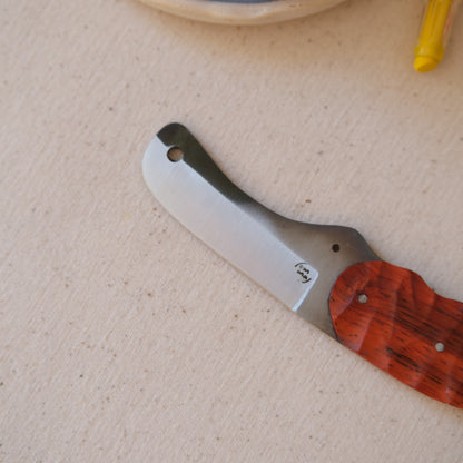 CROCO • Couteau enfant padouk & oliver