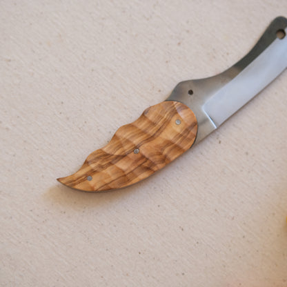 CROCO • Couteau enfant padouk & oliver