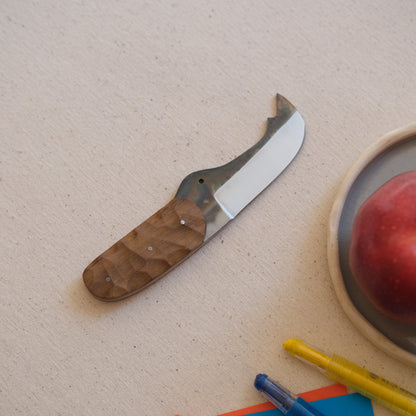 RHINO • Couteau enfant poirier & noyer