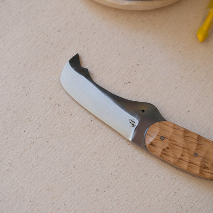 RHINO • Couteau enfant chêne & noyer