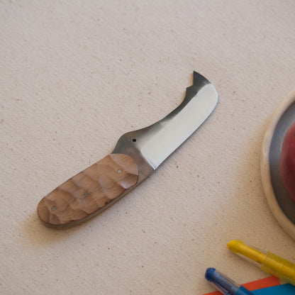 RHINO • Couteau enfant chêne & noyer