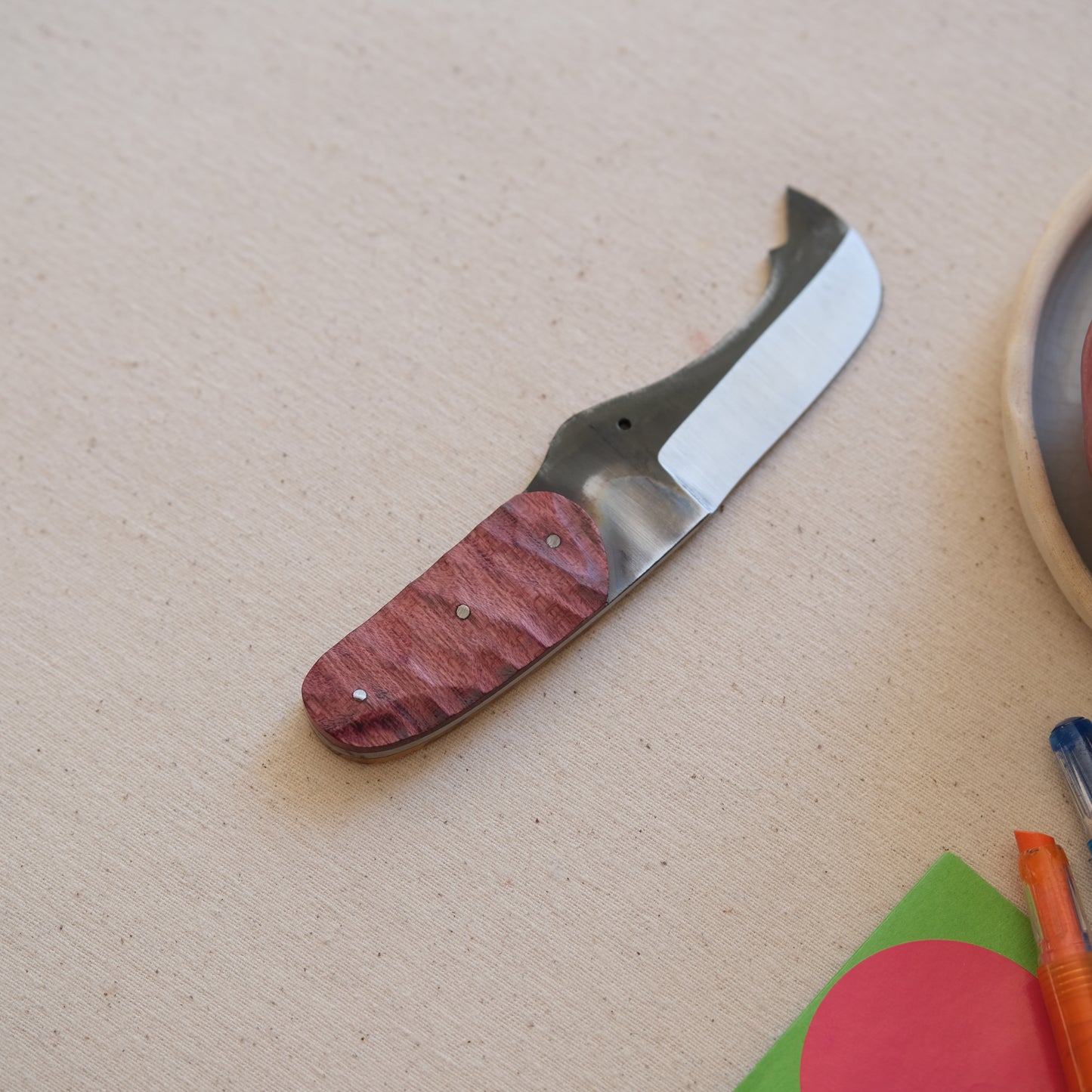 RHINO • Couteau enfant olivier & amarante