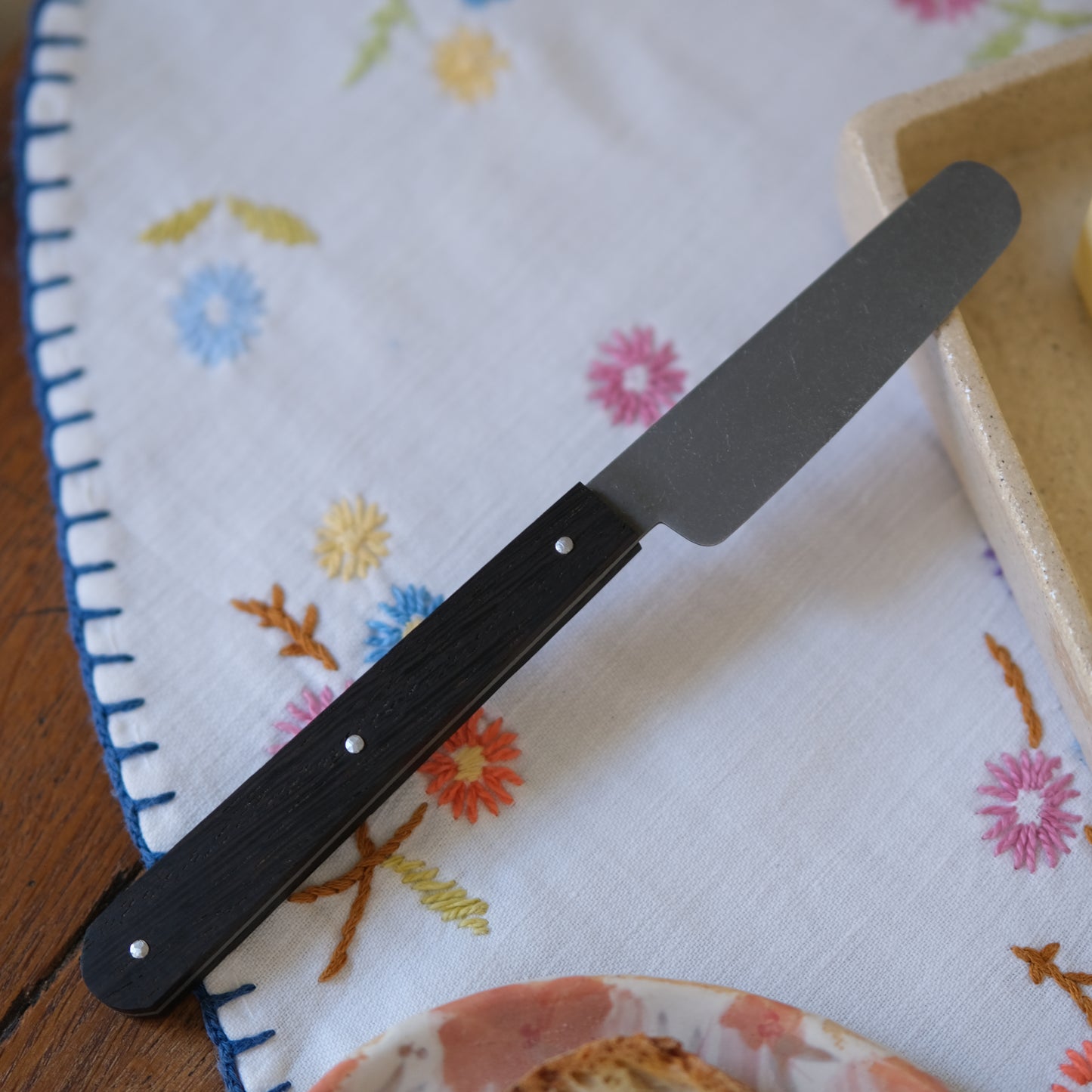 BOTO • COUTEAU À BEURRE PLAT WENGÉ SW