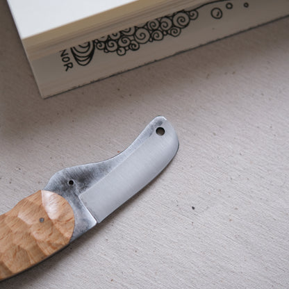 CROCO • Couteau enfant bambou et hêtre
