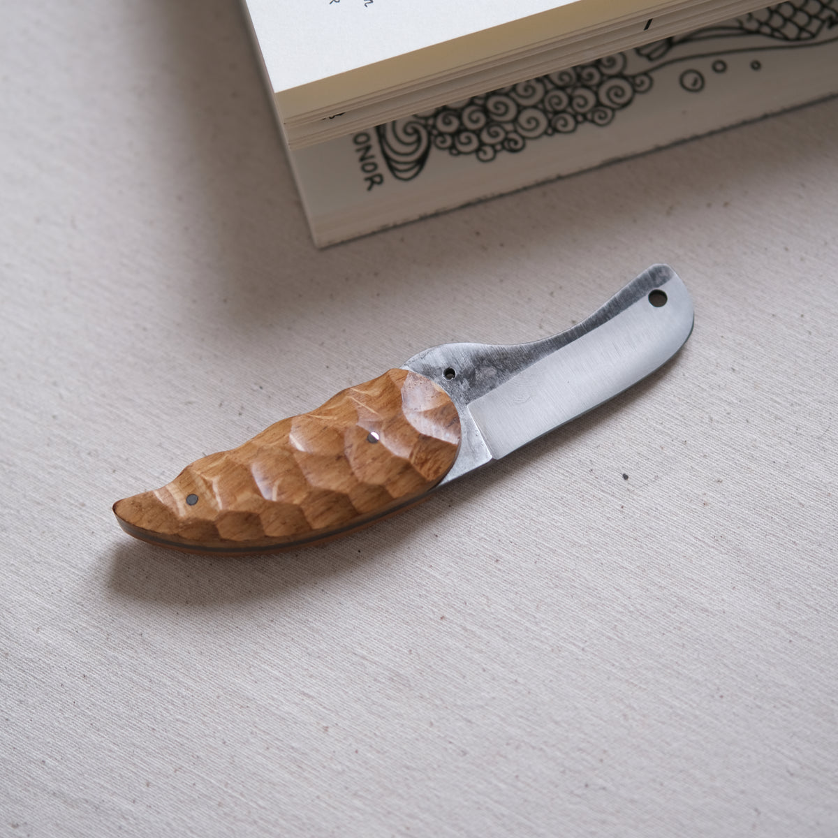 CROCO • Couteau enfant poirier & chêne