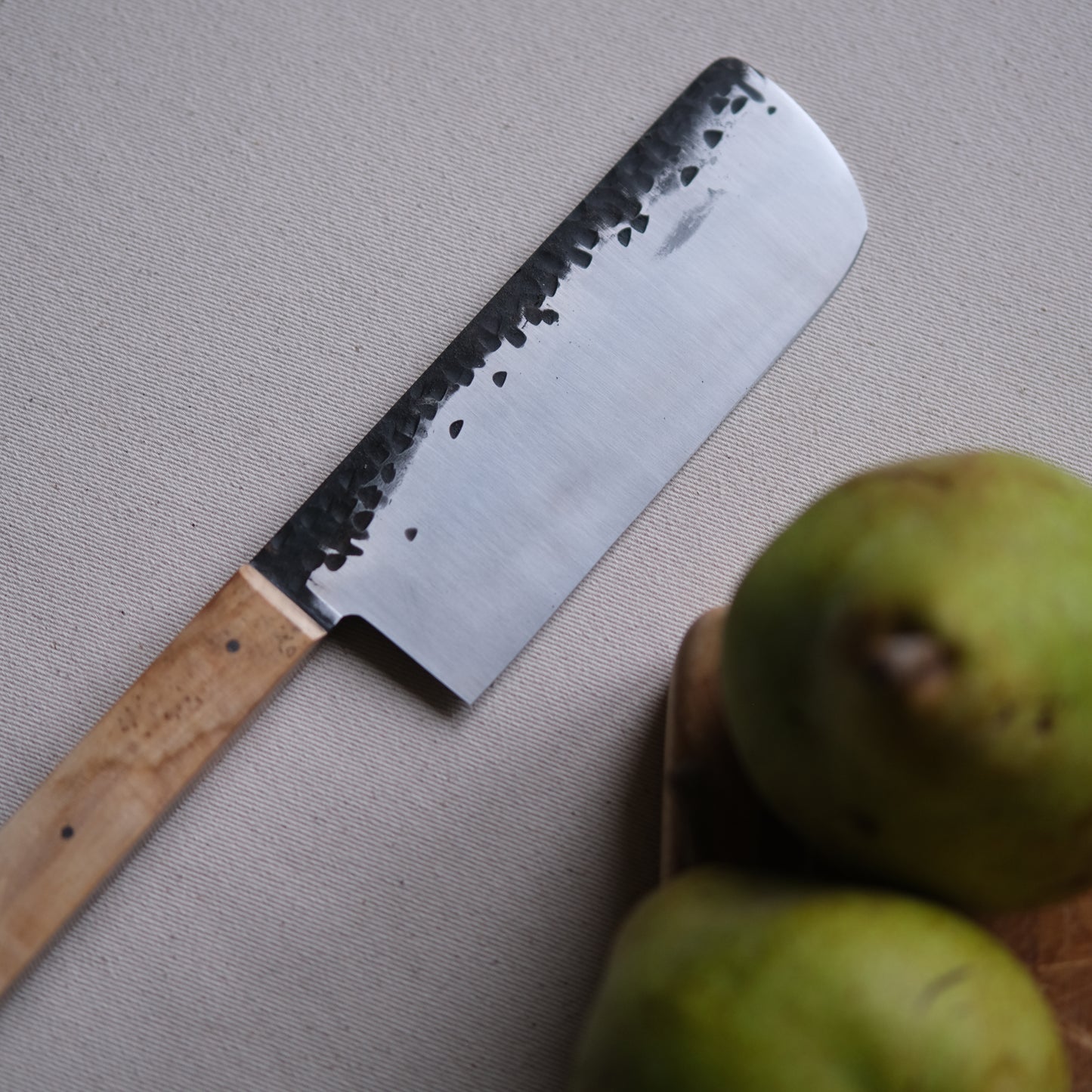 YACHE • COUTEAU DE CUISINE MARRONNIER ÉCHAUFFÉ