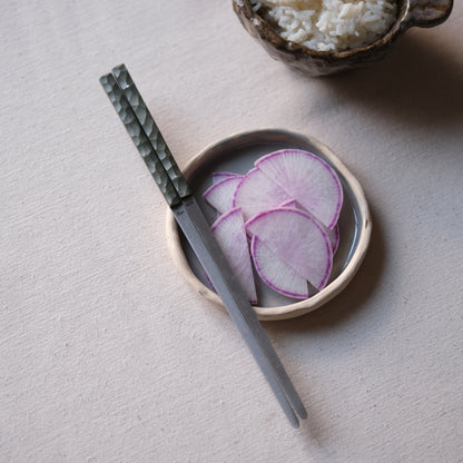 ONNI • BAGUETTES KAKI TEXTURÉES