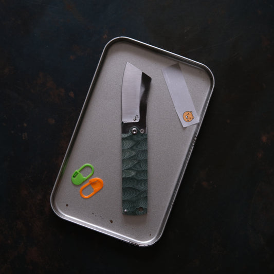 CHINGU • COUTEAU DE POCHE VERT SAPIN