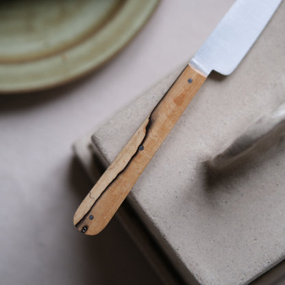 BOTO • COUTEAU À BEURRE HÊTRE ÉCHAUFFÉ