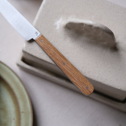 BOTO • COUTEAU À BEURRE PLAT CHÊNE & WENGÉ