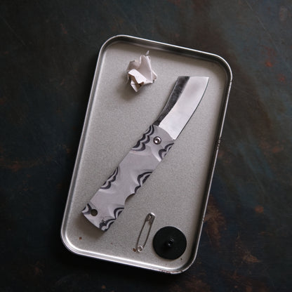 CHINGU • COUTEAU DE POCHE PAPIER GRIS