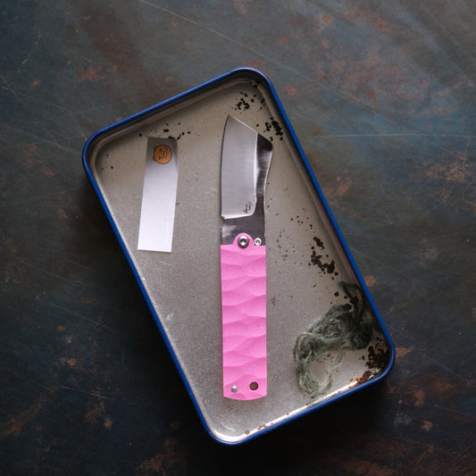 CHINGU • COUTEAU DE POCHE ROSE