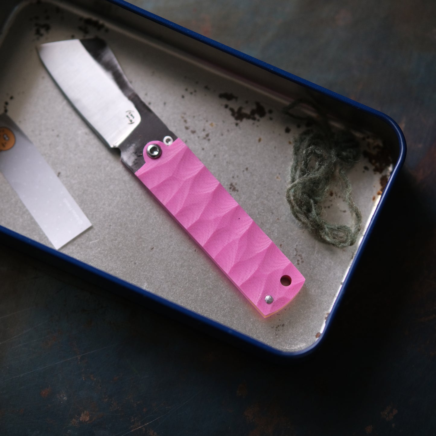 CHINGU • COUTEAU DE POCHE ROSE