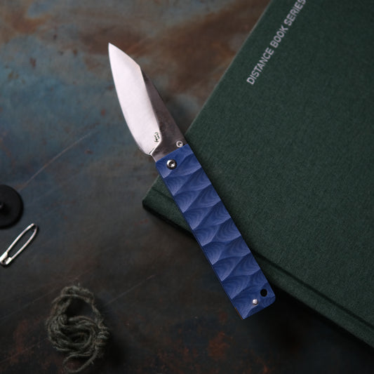 YOBO • COUTEAU PLIANT BLEU