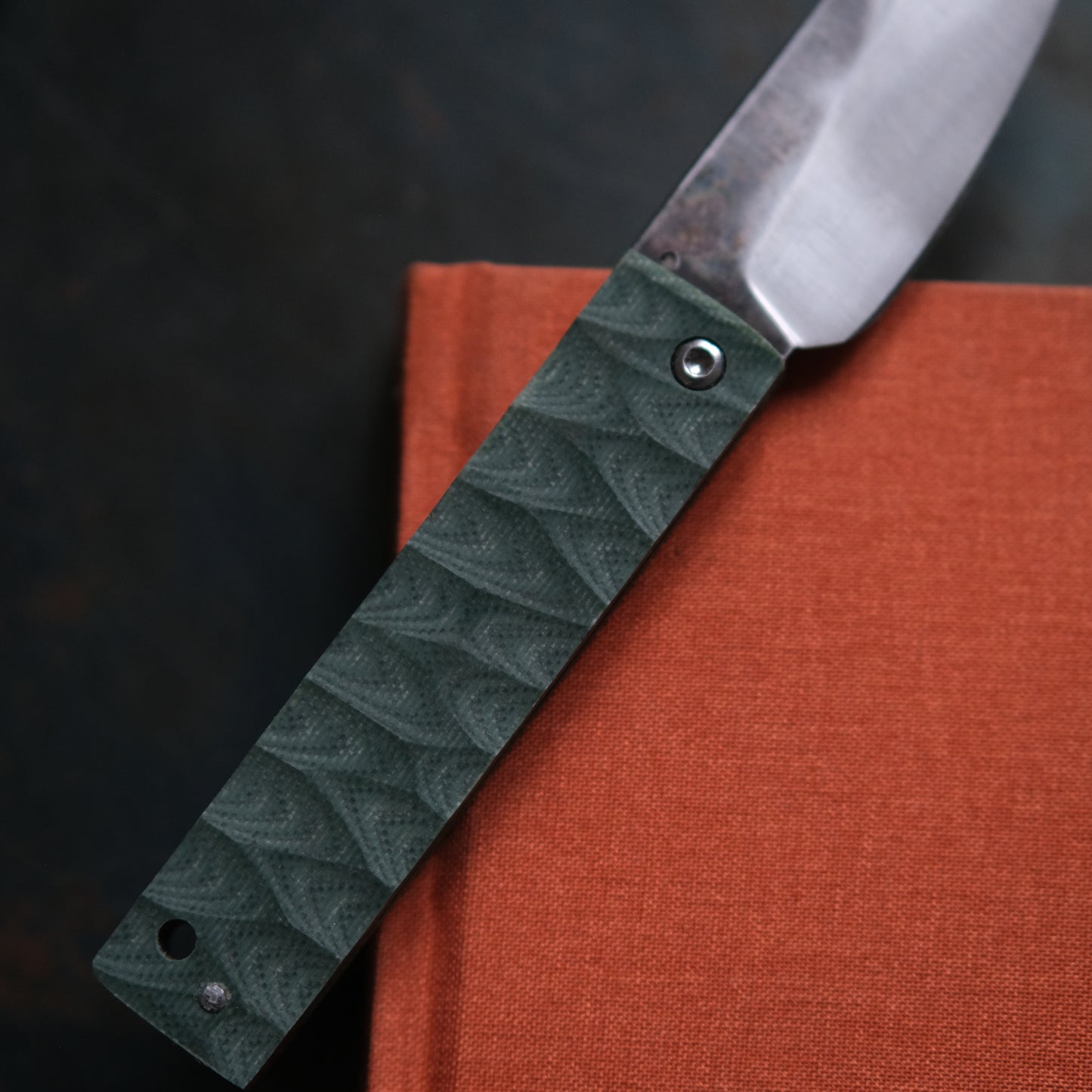 YOBO • COUTEAU PLIANT VERT SAPIN