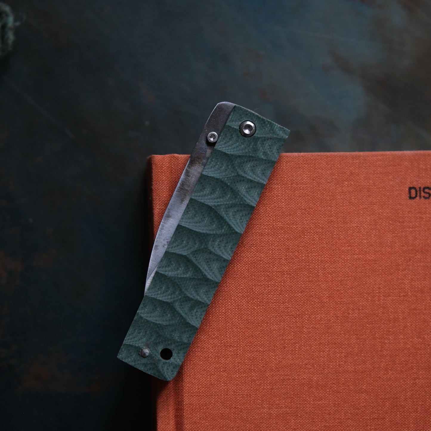 YOBO • COUTEAU PLIANT VERT SAPIN