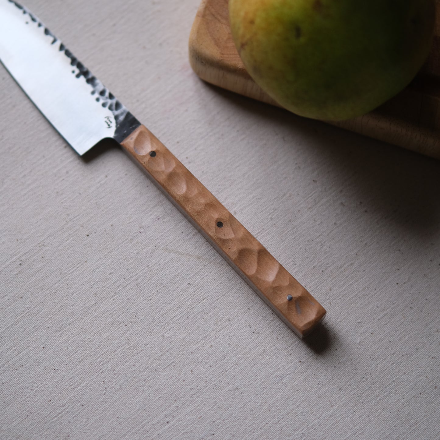 NALMADA MINI • COUTEAU D'OFFICE POIRIER TEXTURÉ