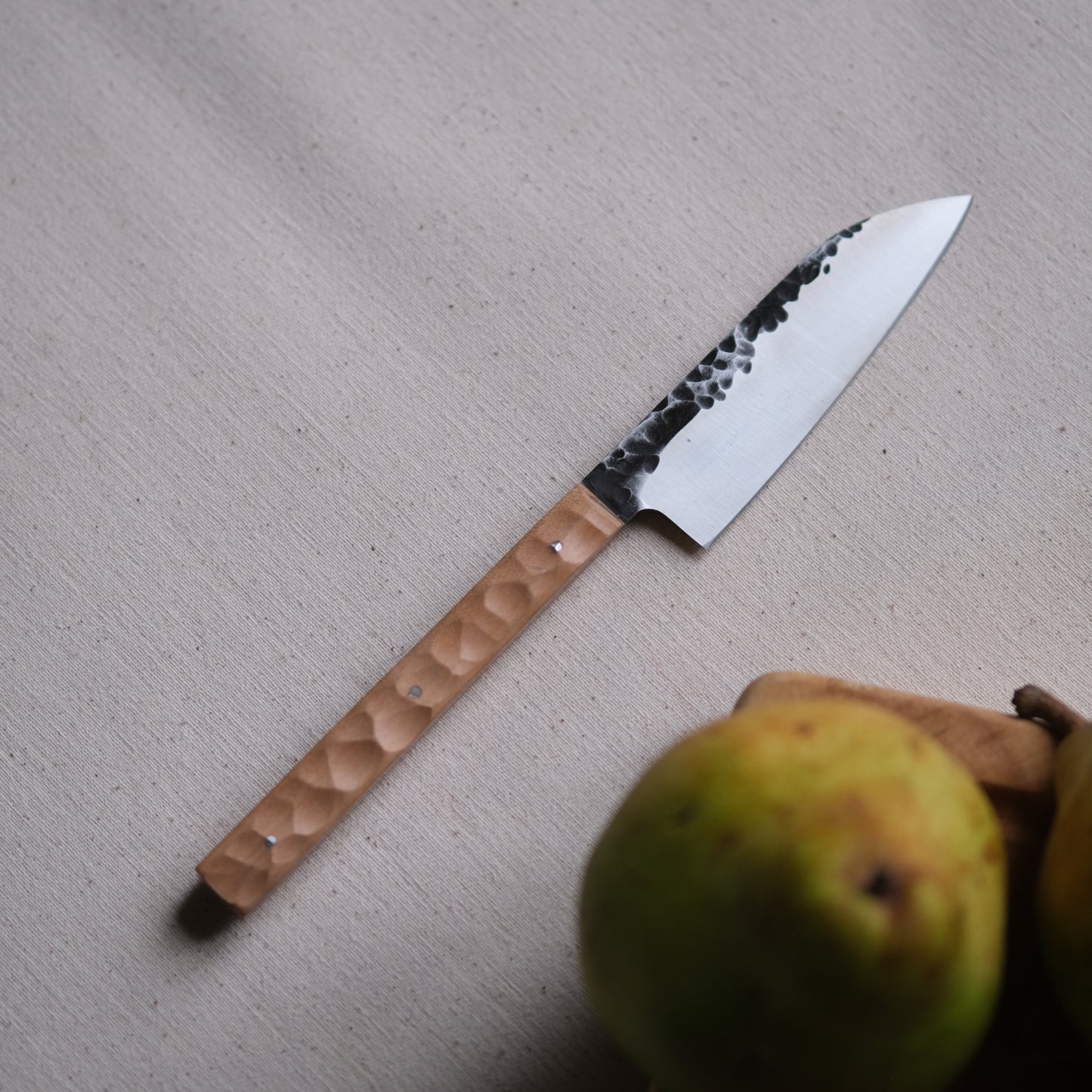 NALMADA MINI • COUTEAU D'OFFICE POIRIER TEXTURÉ