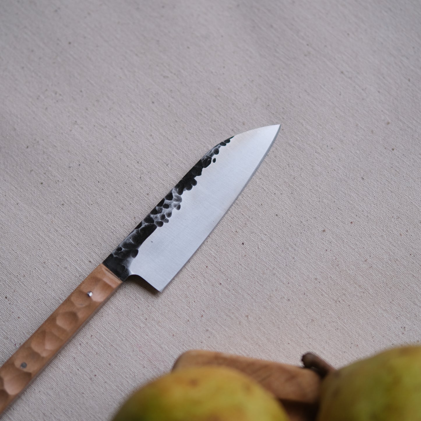 NALMADA MINI • COUTEAU D'OFFICE POIRIER TEXTURÉ