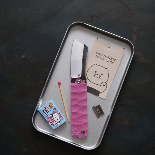 CHINGU • COUTEAU DE POCHE ROSE