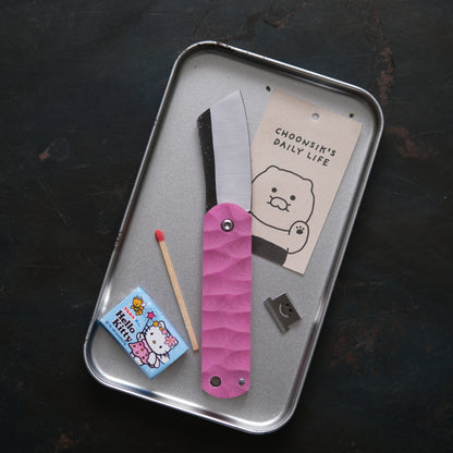 CHINGU • COUTEAU DE POCHE ROSE