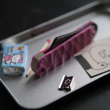 CHINGU • COUTEAU DE POCHE ROSE