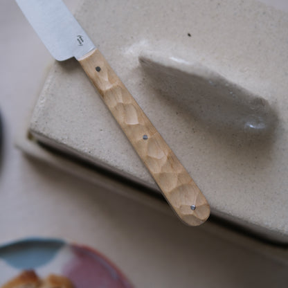 BOTO • COUTEAU À BEURRE HÊTRE TEXTURÉ