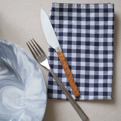 SIKSA • COUTEAU DE TABLE POIRIER TEXTURÉ [PRÉ COMMANDE]